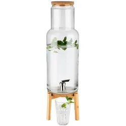 APS Getränkespender "NORDIC WOOD", Getränkespender, Braun, Transparent, Mehrfarbig