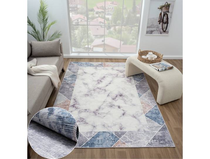 Outdoor-Teppich Morgan Beige/Creme Mischgewebe 160 x 1 x 230cm