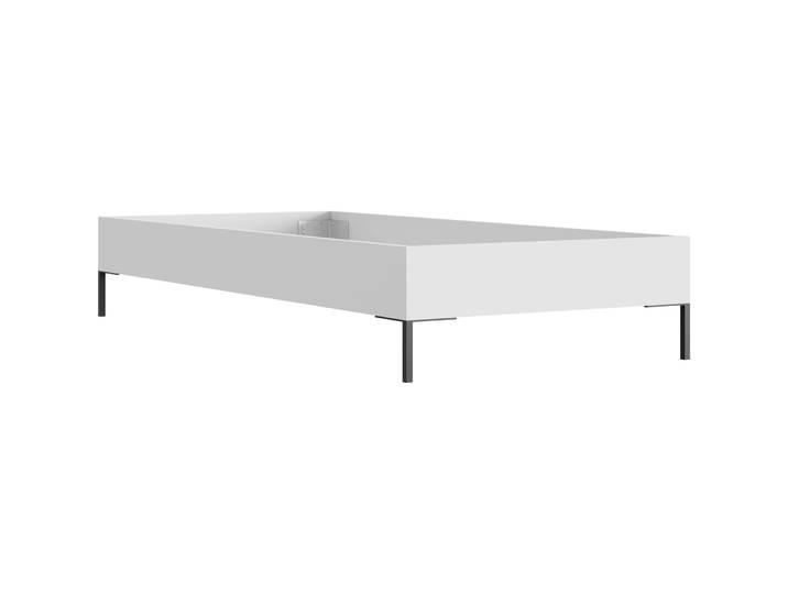 Bett Setup Holzwerkstoff Weiss 90 x 200 cm - Möbel Konfigurator: Traummöbel individuell zusammenstellen - Bett