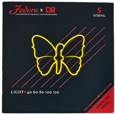 Fodera x DR 5-String Set Light Steel