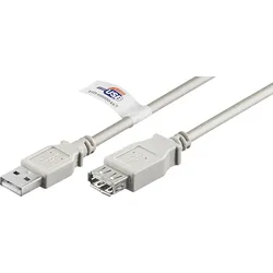 GOOBAY 68914 - USB 2.0 Verlängerungskabel mit USB Zertifikat 1,8 m
