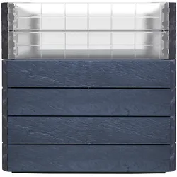 Graf ERGO-Hochbeet Turbo 75 Stone, inkl. FLORA