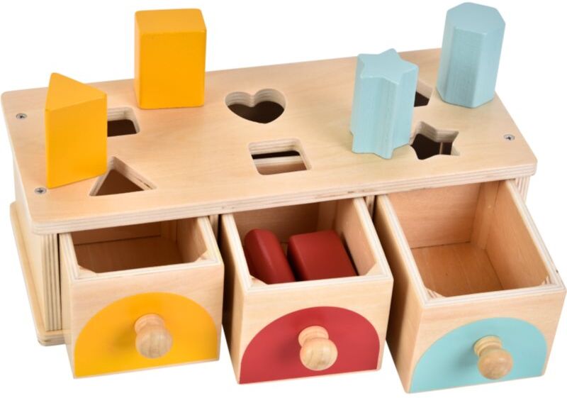 2Kids Toys Shape Sorting Box activity toy 12m+ 10 pc