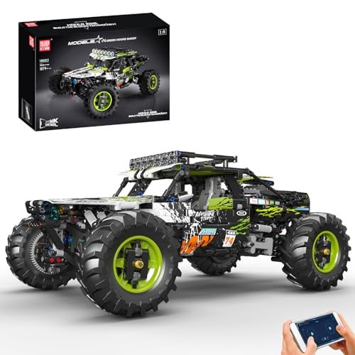 Mould King 18002 Technik Terreinwagen Offroad-buggy RC Bouwset met Motoren (1890 onderdelen)
