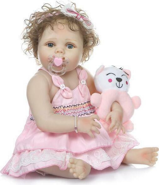 Zhixia Reborn Baby Pop Meisje - 58 cm Siliconen Vinyl Anatomisch Correct