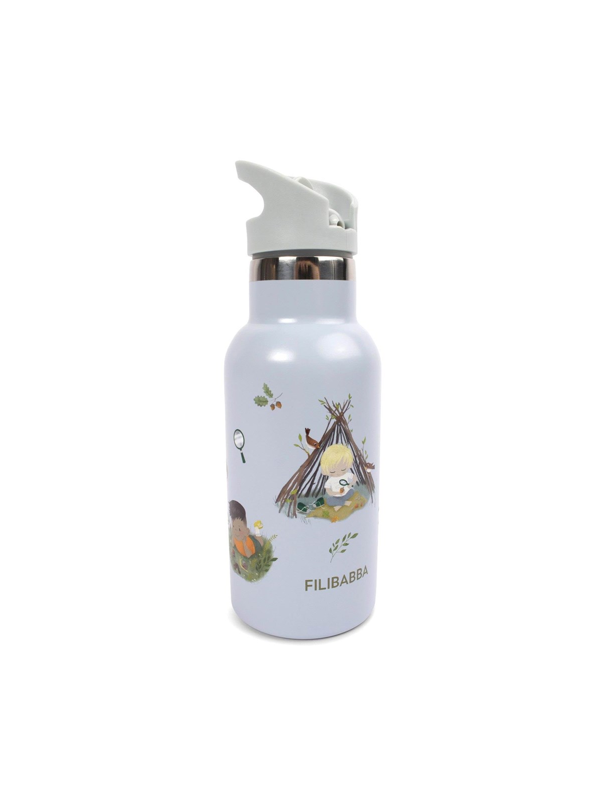 Filibabba Trinkflasche aus rostfreiem Edelstahl - Tiny Explorers