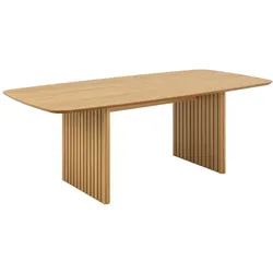 Actona »Christo« Esstisch Eiche Furnier 220x75x105 cm / Eiche Furnier