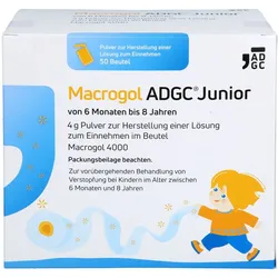 Macrogol Adgc Junior 6M-8J 4G Plv.z.h.e.lsg.z.einn 50 ST