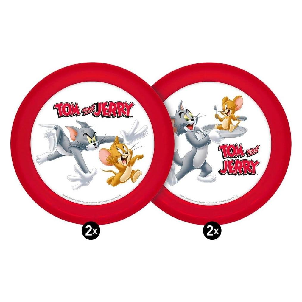 Geda Labels Tom & Jerry assiette pack de 4 21 cm (GDL14651)