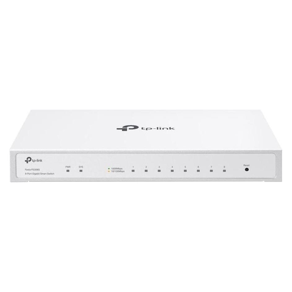 TP-Link 8-Port Gigabit Smart Switch mit Cloudmanagement für Unternehmen (8 Ports) (425426)