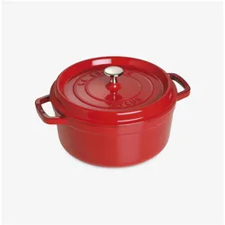 Staub Cocotte, Pfanne + Kochtopf, Rot