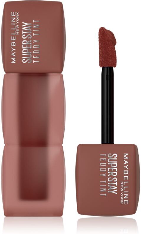 MAYBELLINE NEW YORK SuperStay Teddy Tint ultra matt long-lasting lipstick shade 20 Mascara Tear 5 ml