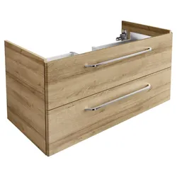 Fackelmann MILANO Waschtischunterschrank 100x49,5x48 AsEi, 2 Schub, 84212 84212