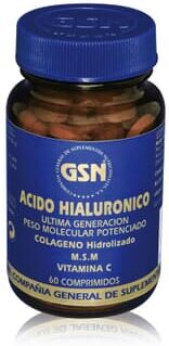 GSN Ácido Hialurónico Colagénio e Vitamina C 60 Tabs