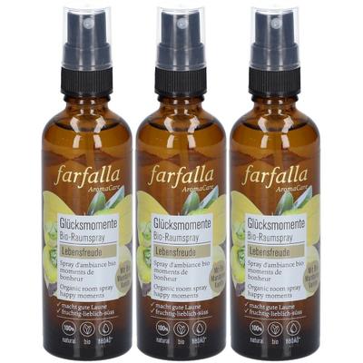 Farfalla Bio-Raumspray Lebensf Vanille-Mand 75 ml x3 3x75 Spray