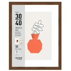 Nielsen, Bilderrahmen, Bilderrahmen 3230205 Wood 19 Walnuss 30x40 cm (30 x 40 cm)