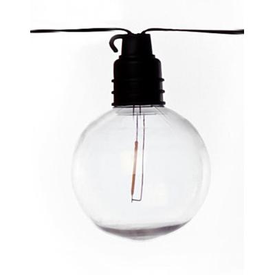 LUXFORM LED-Lichterkette "Luxform Solar Samos", transparent, Flammen 1 Stk., Gesamtlänge 3,8m, Lichterketten, LED-Lichterkette, Solarenergie, IP44