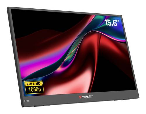 Verbatim LIGHT Portabler Monitor EEK A (A - G) 39.6cm (15.6 Zoll) 16:9 10 ms