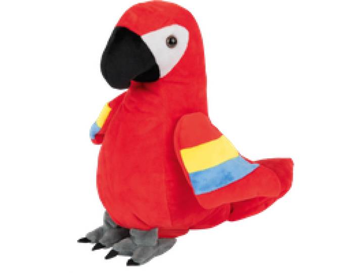 LUPILU® Peluche qui parle, 25 cm (perroquet bavard)