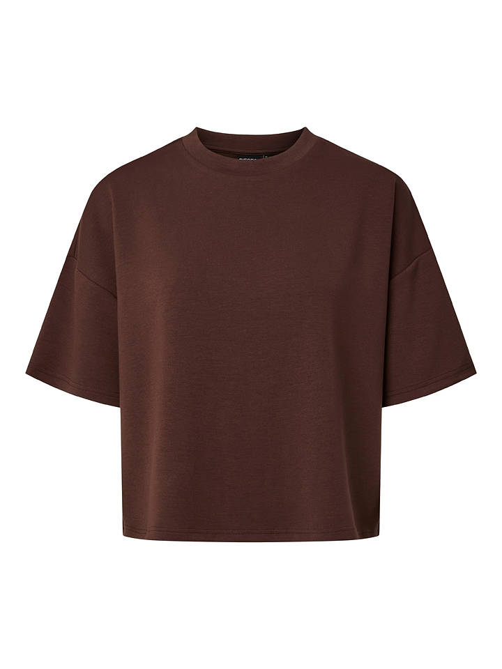 Pieces Shirt in Braun - XS