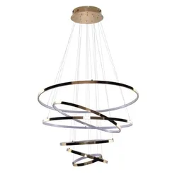 Azzardo AZ2921 LED Deckenleuchte Wheel 6x140W | 8400lm | IP20 - gold