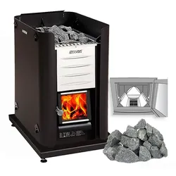 Saunaofen Harvia 20 Pro Deutschland Set Inkl. Schutz, Steine