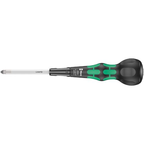 Wera 1855 PZ Kraftform Ball-Grip Schraubendreher PZ 2x100