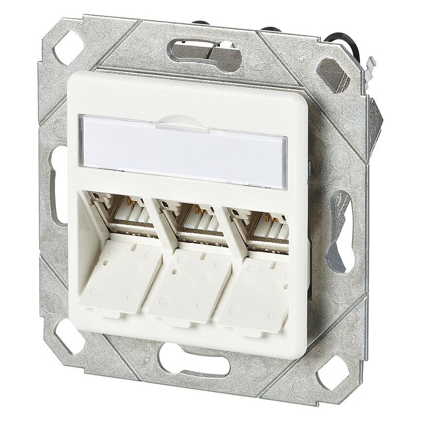 Metz Connect BTR C6A Module 3 Port 180° UPk (130B11D31102-E)