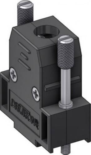 Deltron Connectors CTL09M2.5 D-SUB Gehäuse Polzahl: 9 Plastik 180° Schwarz 1St.