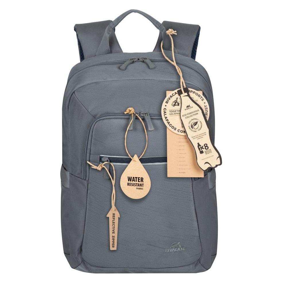 Rivacase Riva NB Rucksack Alpendorf Eco 13.3"-14" grau 7523 (7523 GREY ECO BACKPACK)
