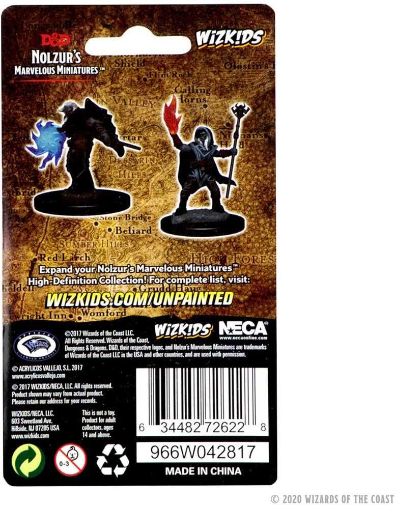 Wiz Kids LLC Dungeons & Dragons Nolzur’s Marvelous Miniatures: Elf Male Wizard, Unpainted and Primed for Painting, Dungeons & Dragons Tabletop Gaming