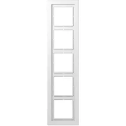 JUNG, Zubehör Schalterprogramm, Einbaurahmen 5f aws glz LS / LS-DESIGN LSD985WW