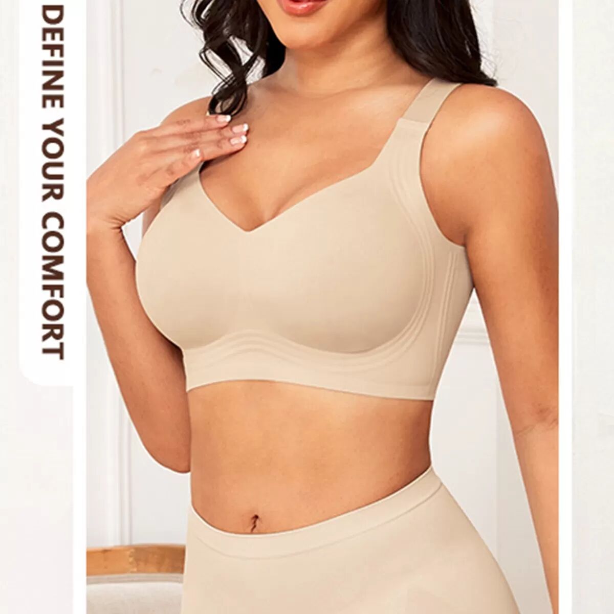 INF Kabelloser Damen-BH mit vollständiger Abdeckung für täglichen Komfort 4XL