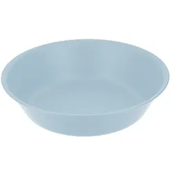 MONOUSO - Wiederverwendbare Plastikteller Tief PP-MF Blau Ø18cm (1 Stück)
