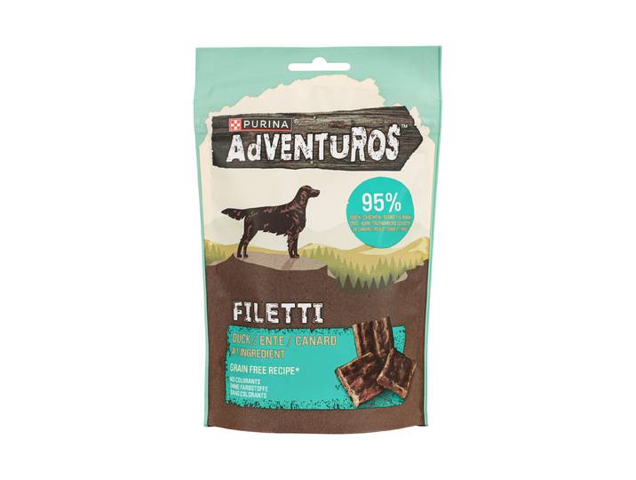Adventuros Hundesnack Filetti Ente