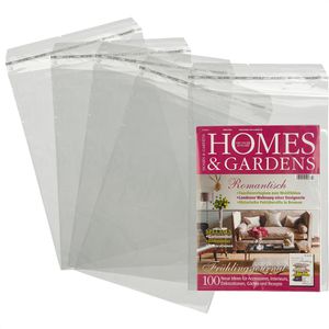 Böttcher-AG Versandtaschen transparent, A6, ohne Fenster, haftklebend, PE-Folie, 1000 Stück