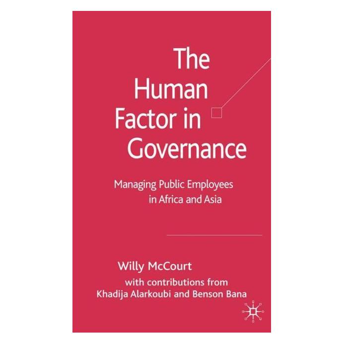 Palgrave Macmillan Uk McCourt:The Human Factor in Governance (Englisch, Hardcover, W. McCourt) (63356976)