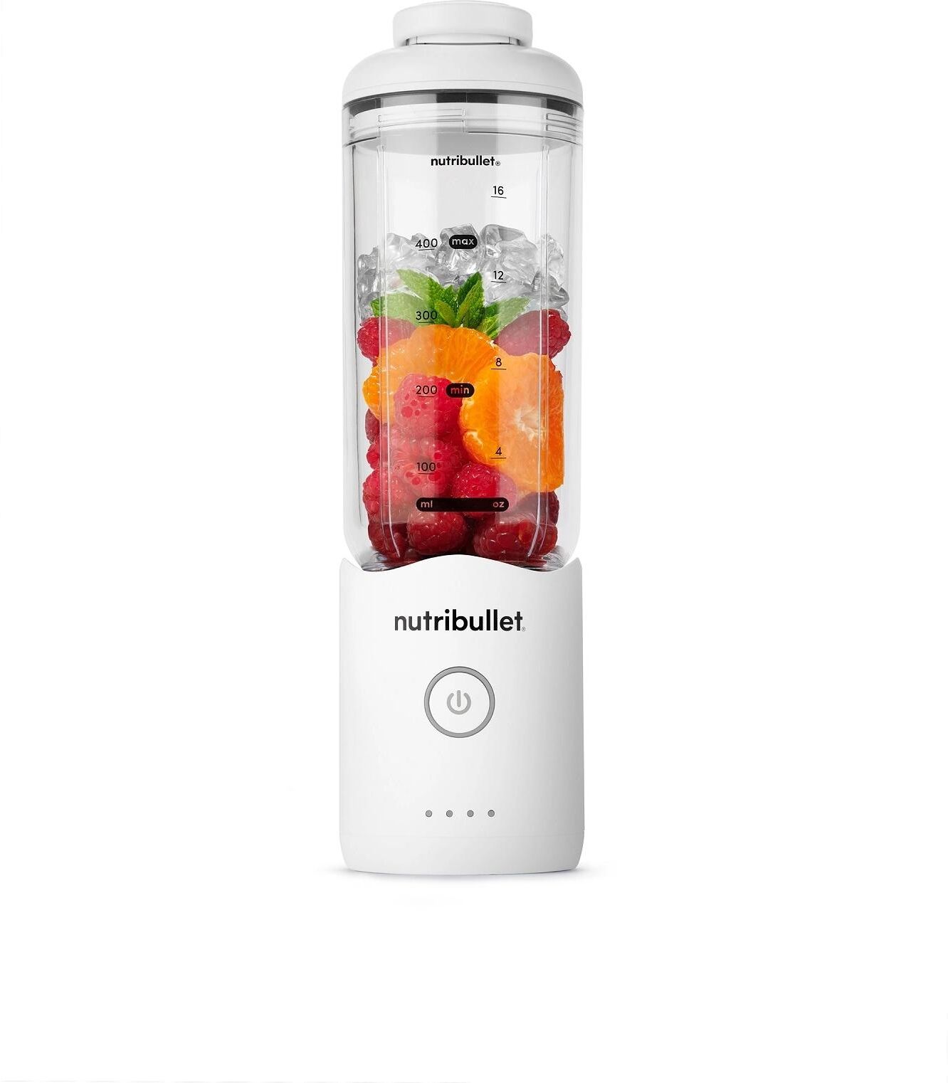 NUTRIBULLET Smoothie-Maker "Flex Portable NBP013VT", weiss (weiß), B:8,27cm H:29,02cm T:8,27cm, Zerkleinerer, Smoothie-Maker weiß Einheitsgröße
