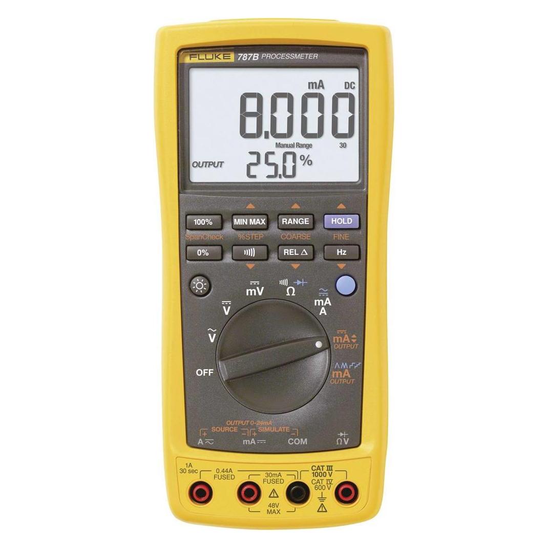 Fluke Hand-Multimeter digital 787B K (CAT III 1000V, CAT IV 600V, Hand-Multimeter) (4777186)