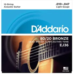 D'Addario Ej36 (12x, Gitarre, 0.05"), Saiten