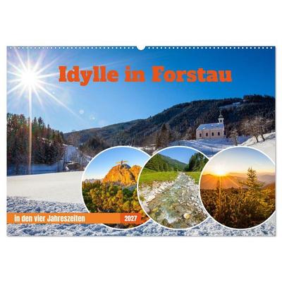 Idylle in Forstau (Wandkalender 2027 DIN A2 quer), CALVENDO Monatskalender