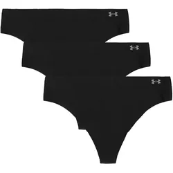UA PURE STRETCH NO SHOW THONG -SOLID 3PK Damen String