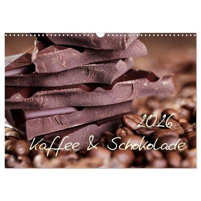 Kaffee & Schokolade (Wandkalender 2026 DIN A3 quer), CALVENDO Monatskalender