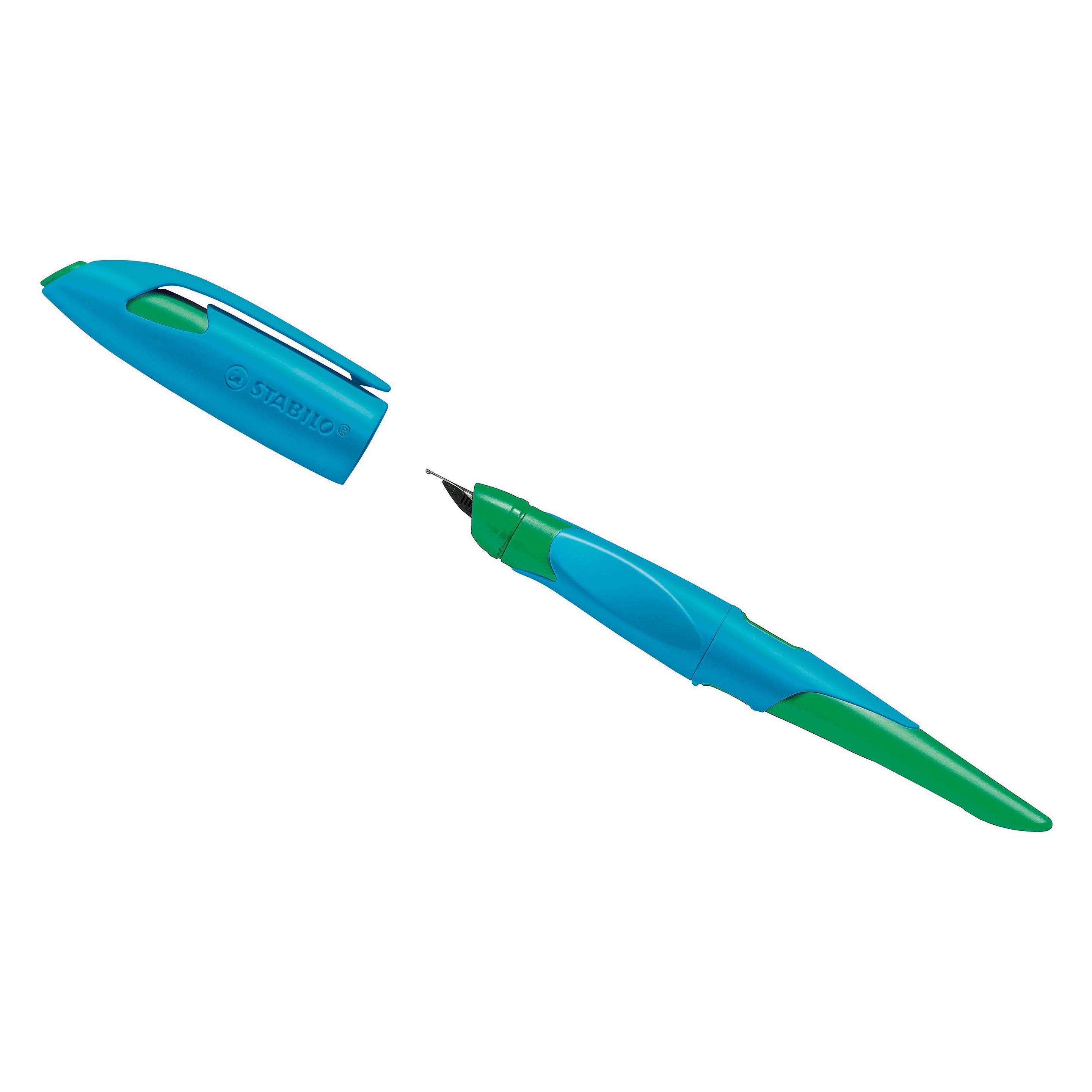 Stabilo EASYbirdy ergonomischer Schulfüller für Rechtshänder Anfänger-Feder (1x) (5014/2-41)