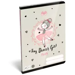 Lovely Ballerina: Kariertes Heft – A5