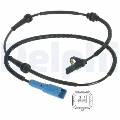 DELPHI Sensor, Raddrehzahl SS20133 für Peugeot