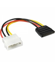 InLine SATA Stromadapterkabel 1x 13,34cm 5,25" Buchse an 15pol Stecker 0,3m 0,133 m 15-polig (29670C)
