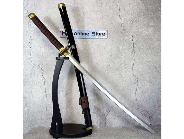 102cm Himura Kenshin Katana Anime Rurouni Kenshin Cosplay épée samouraï sabre Ninja couteau lame taille réelle japonais Katana cadeau