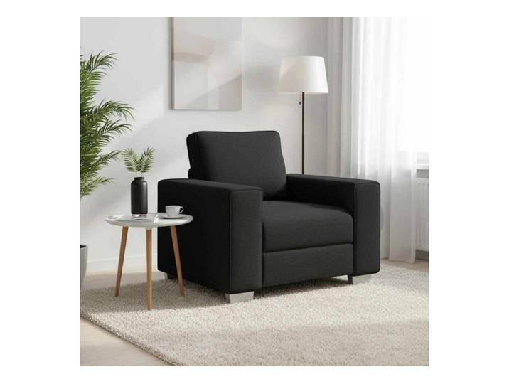 vidaXL Sofa vidaXL Sofa-Sessel Schwarz 100 cm Stoff