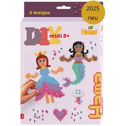 Hama Bügelperlen midi5+ Kleine Geschenkpackung – Prinzessin und Meerjungfrau